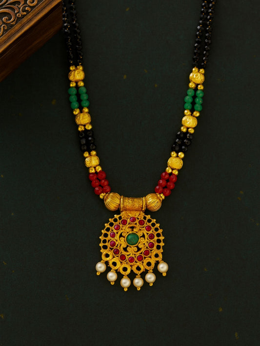 Thushi Pendant Maharashtrian Mangalsutra Design