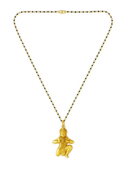 Lord Hanuman Pendant Long Mangalsutra Designs
