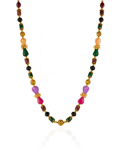 Multicolor Stone With Pearl Long Mangalsutra Designs