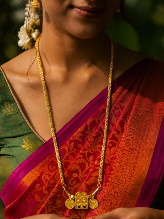 South Indian Mangalyam Bottu Traditional Thali Mangalsutra Designs