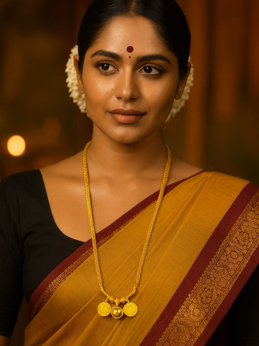 South Indian Mangalsutra Designs Mangalyam Bottu Traditional Thali Designs
