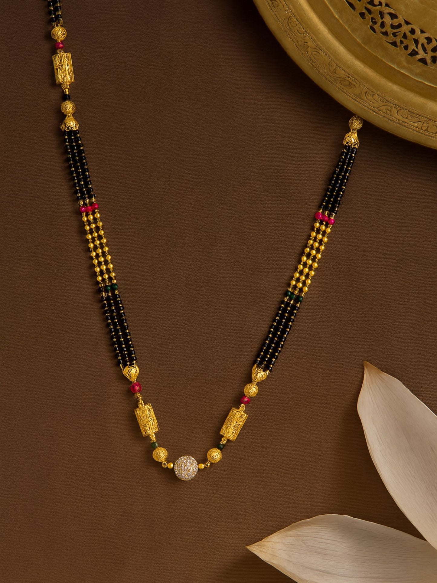 Gold Plated Long Mangalsutra Designs for Women