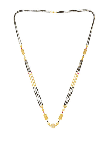 Gold Plated Long Mangalsutra Designs for Women