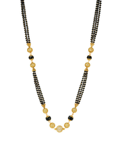 Gold Plated Long Mangalsutra Designs for Women