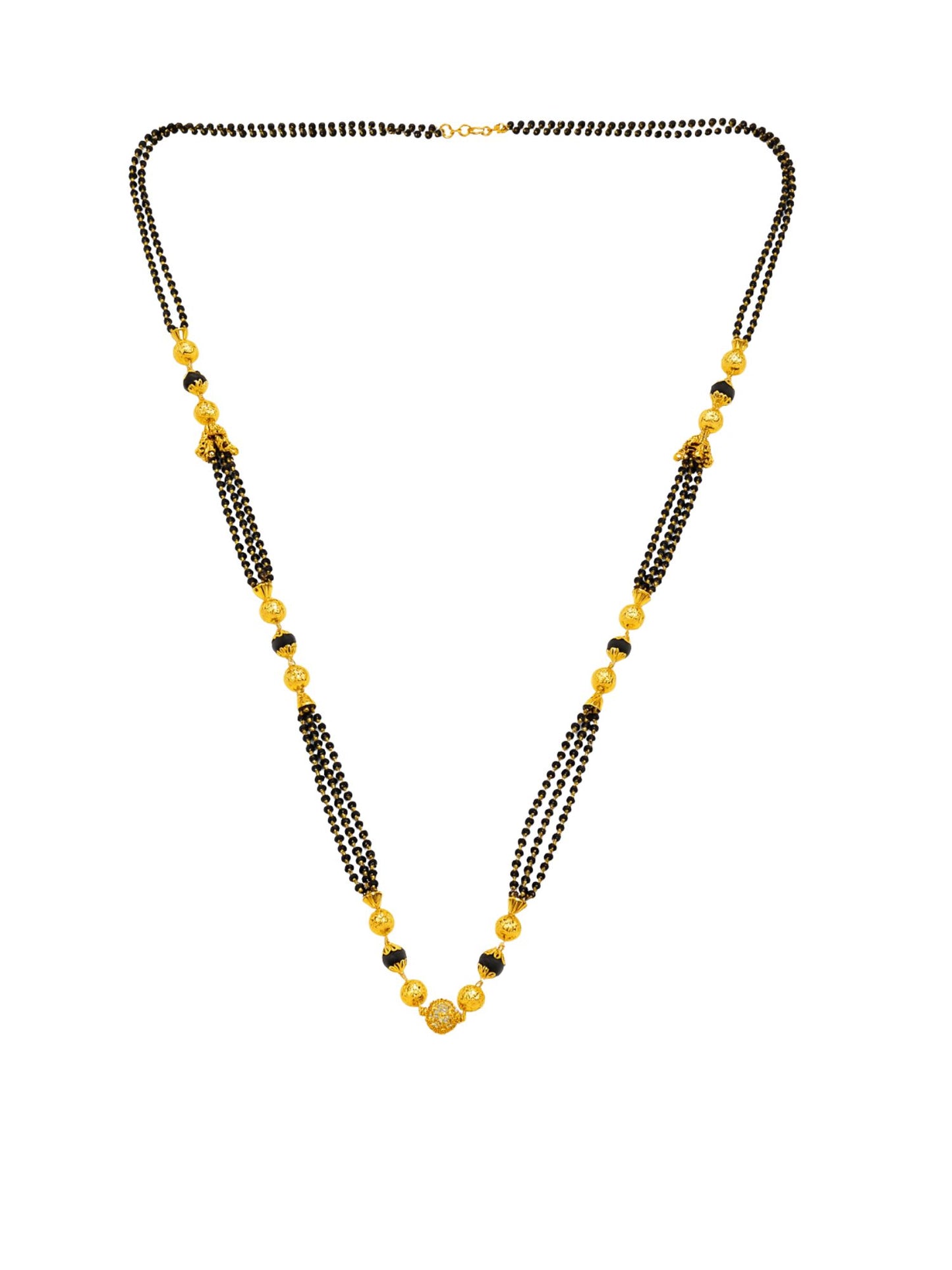 Gold Plated Long Mangalsutra Designs for Women