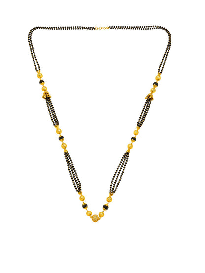 Gold Plated Long Mangalsutra Designs for Women