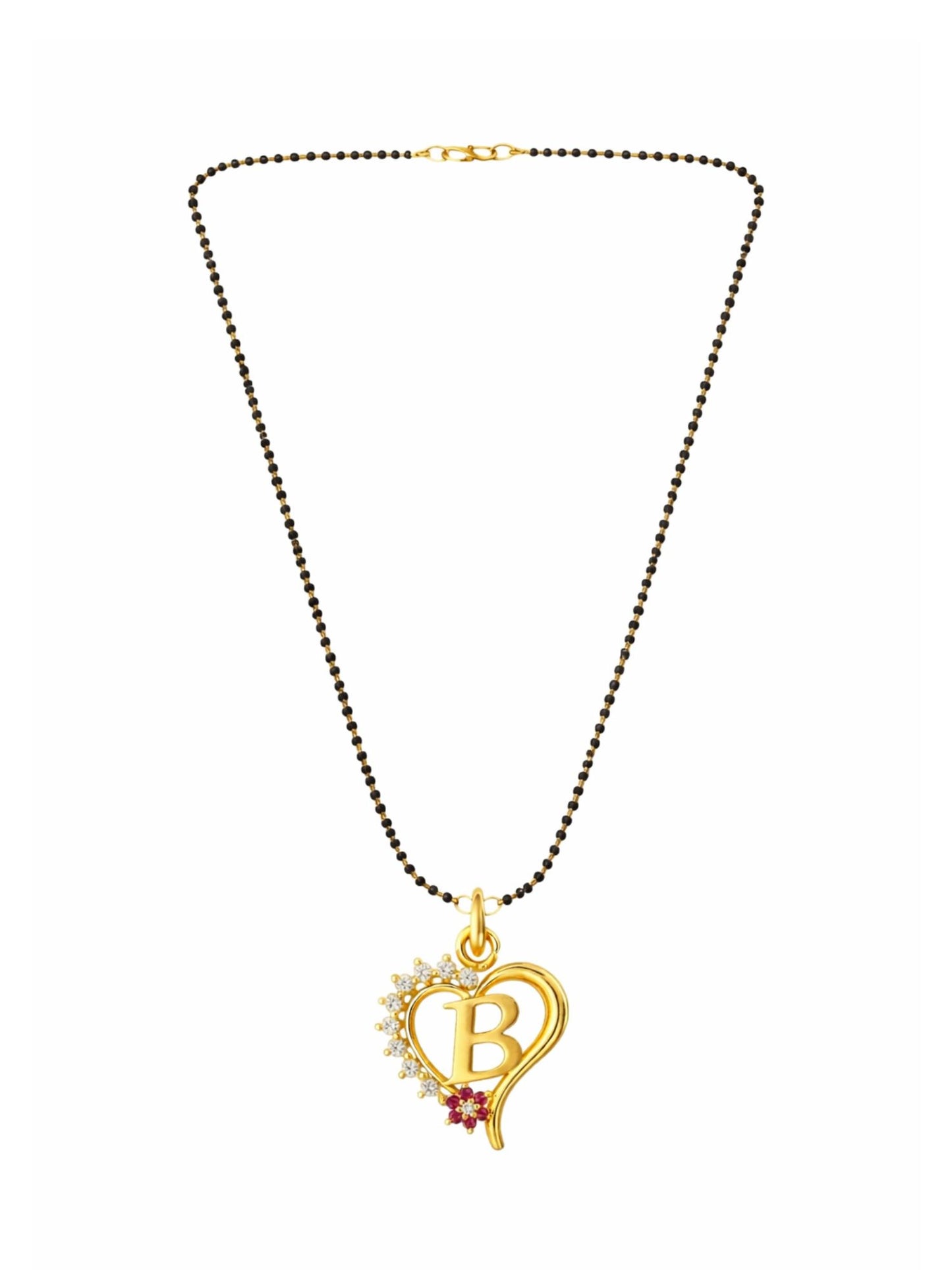 A To Z Letter Heart Short Mangalsutra Designs for Women