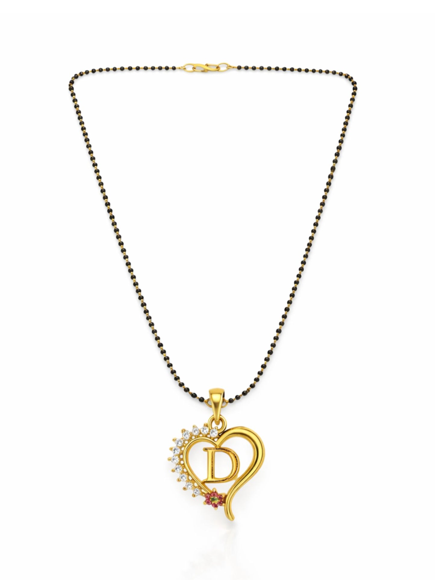 A To Z Letter Heart Short Mangalsutra Designs for Women