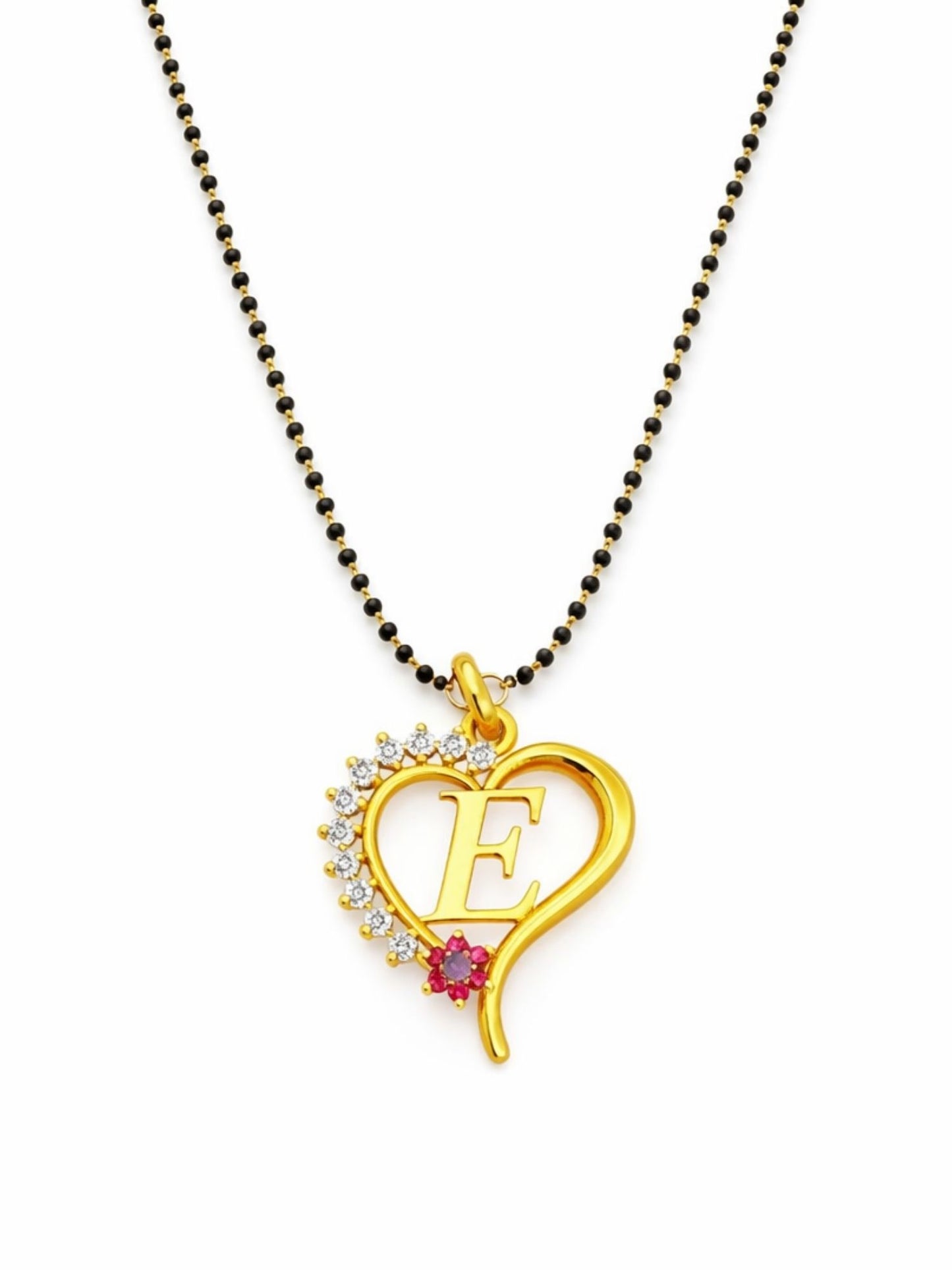 A To Z Letter Heart Short Mangalsutra Designs for Women