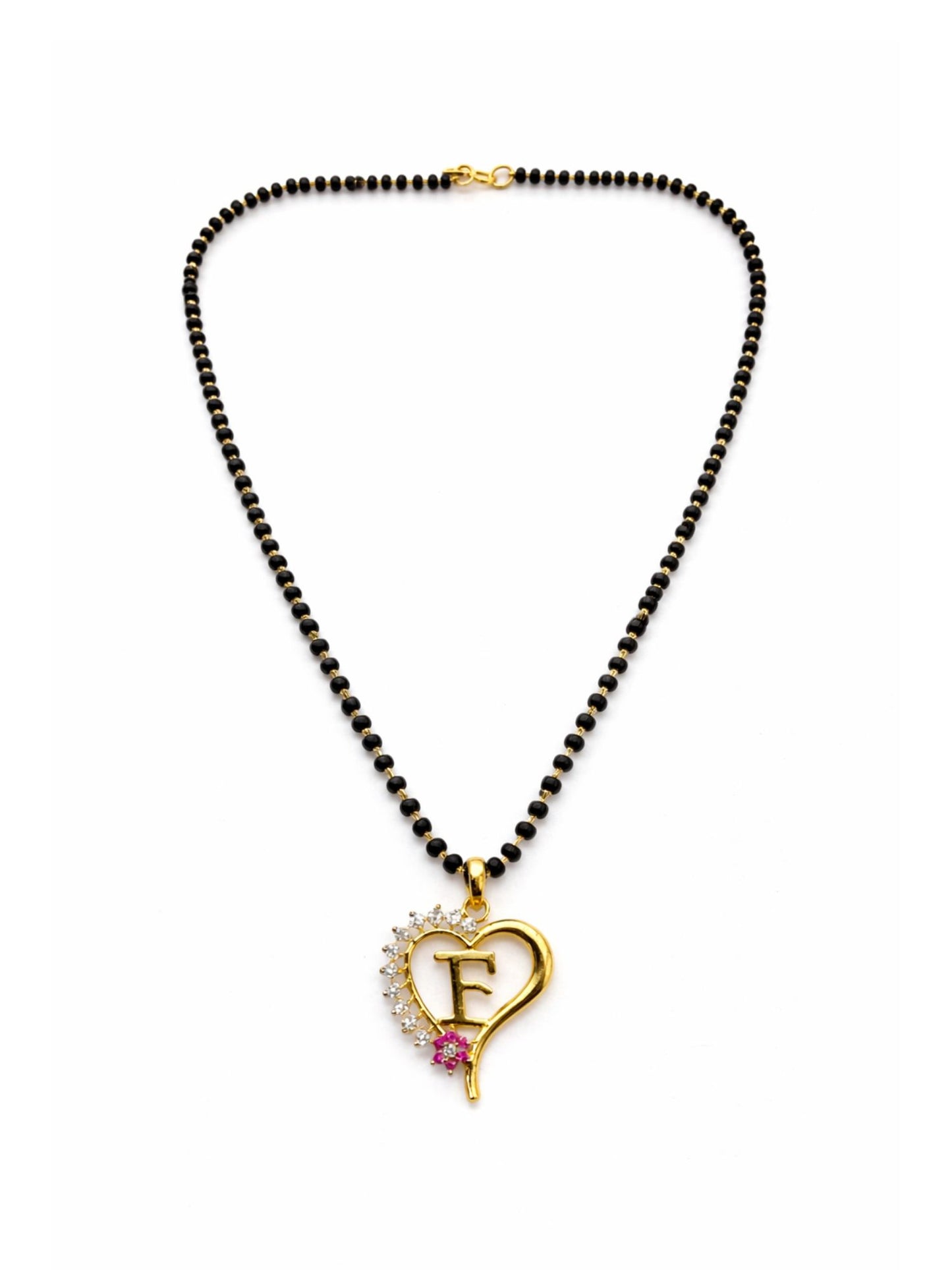 A To Z Letter Heart Short Mangalsutra Designs for Women