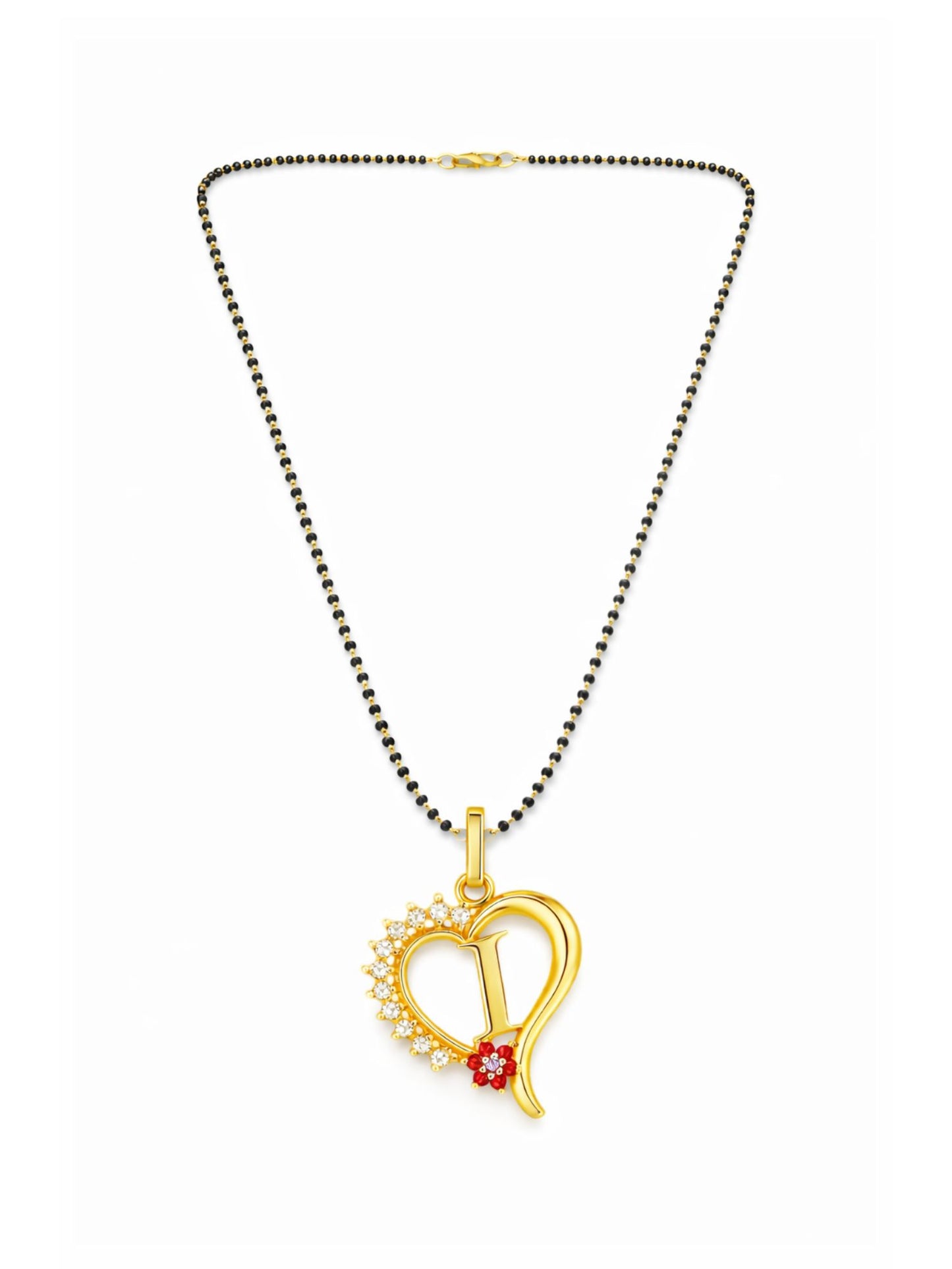 A To Z Letter Heart Short Mangalsutra Designs for Women
