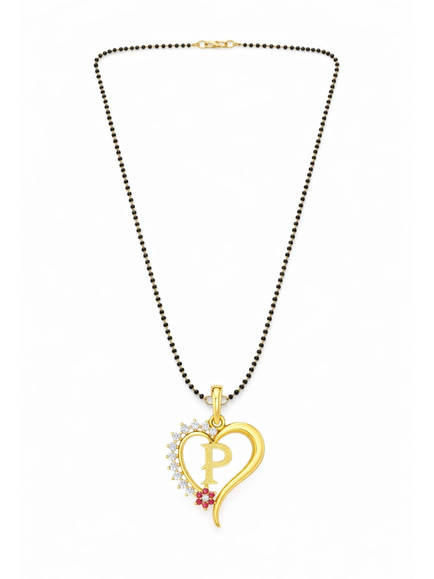 A To Z Letter Heart Short Mangalsutra Designs for Women