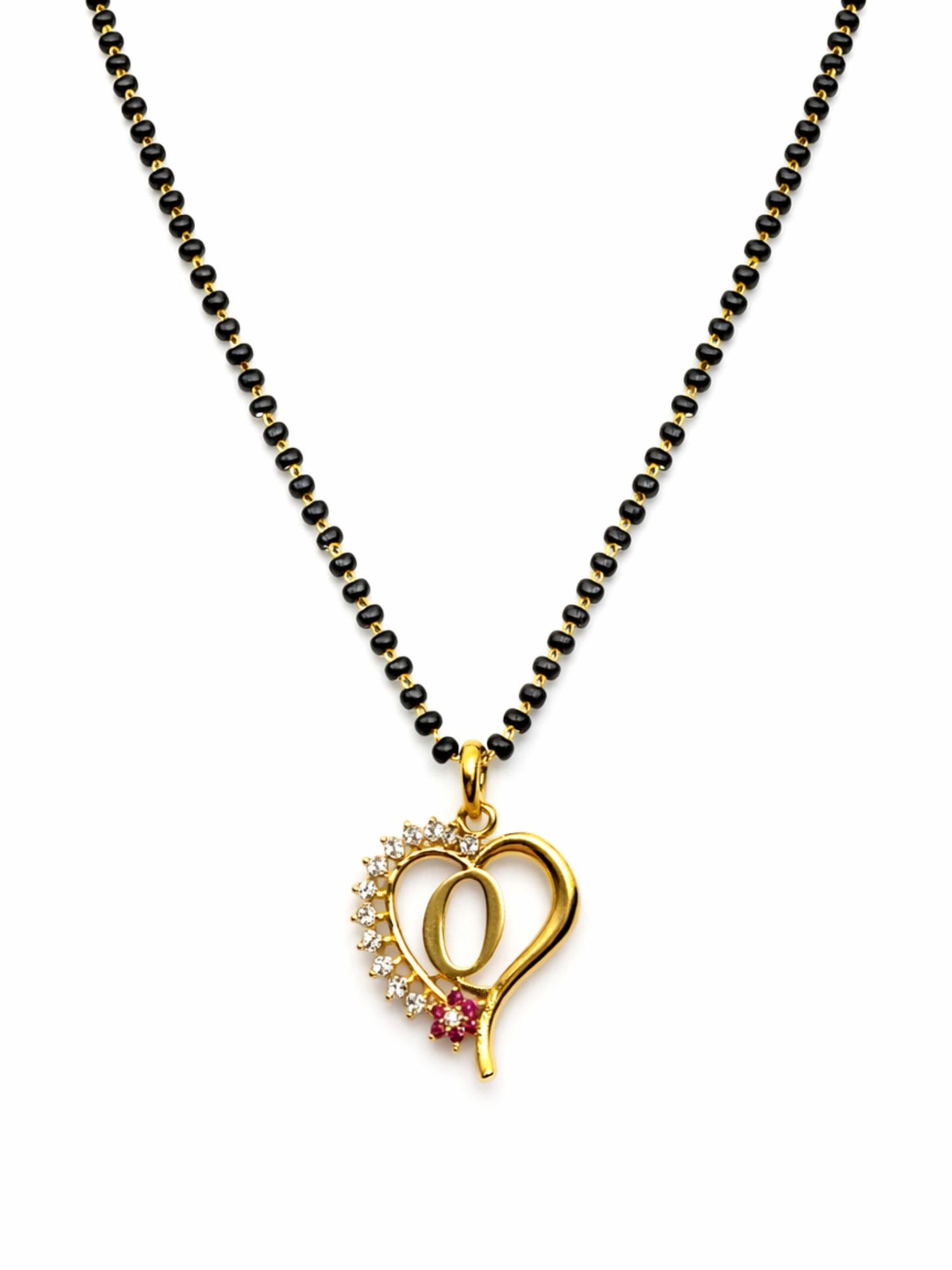 A To Z Letter Heart Short Mangalsutra Designs for Women