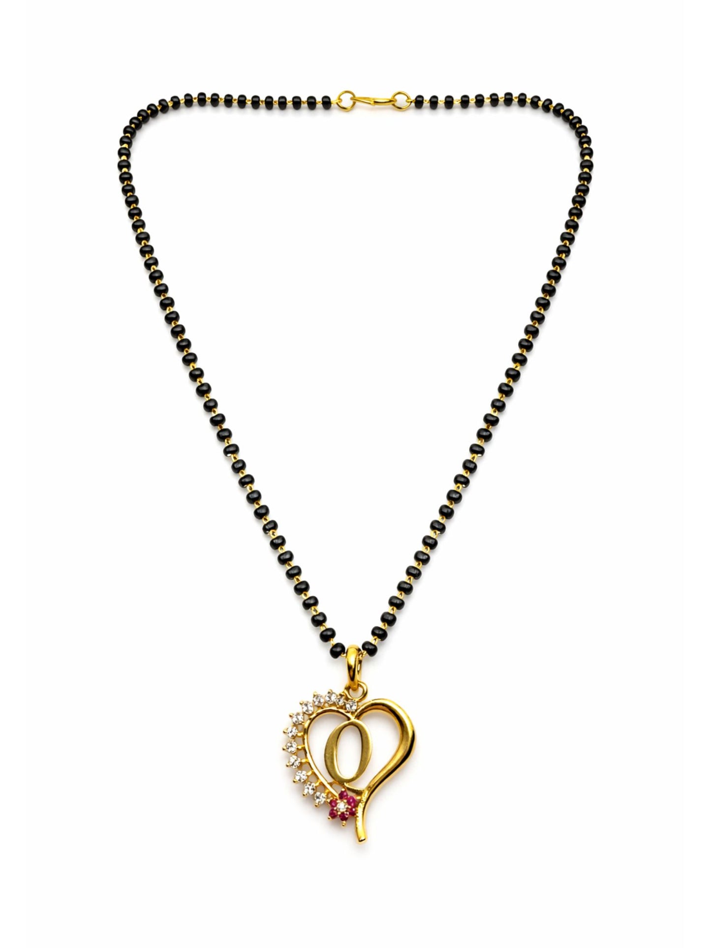 A To Z Letter Heart Short Mangalsutra Designs for Women