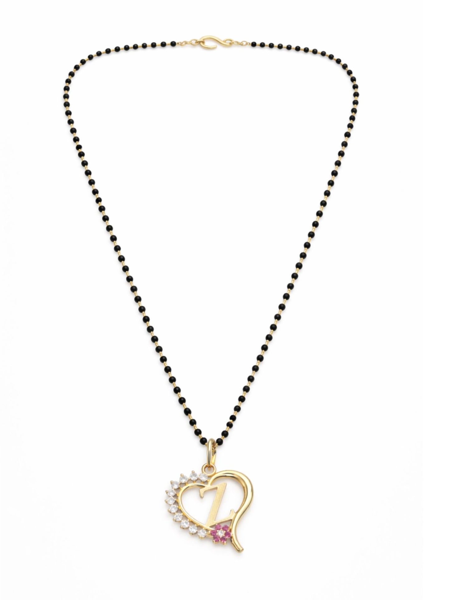 A To Z Letter Heart Short Mangalsutra Designs for Women