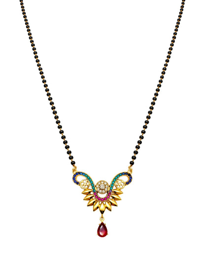 Short Mangalsutra Design Premium Rose Gold Pendant