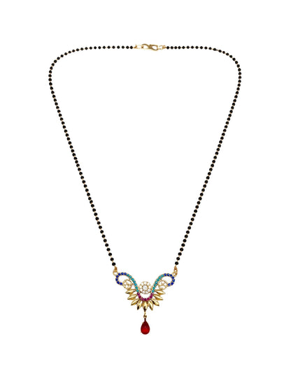 Short Mangalsutra Design Premium Rose Gold Pendant