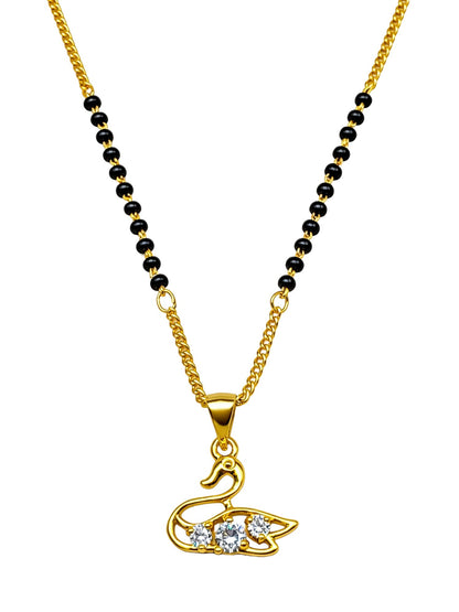 Swan AD Pendant Short Mangalsutra Design for Women