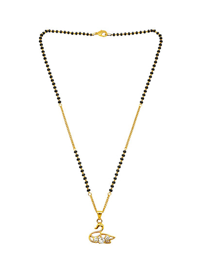 Swan AD Pendant Short Mangalsutra Design for Women
