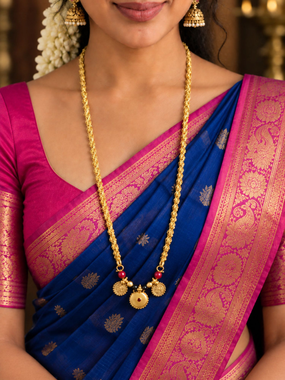 South Indian Mangalyam Bottu Thali Long Mangalsutra