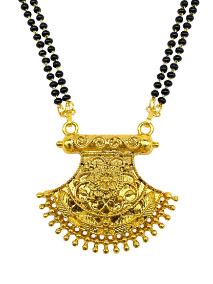 Temple Short Mangalsutra with Goddess Pendant for Women