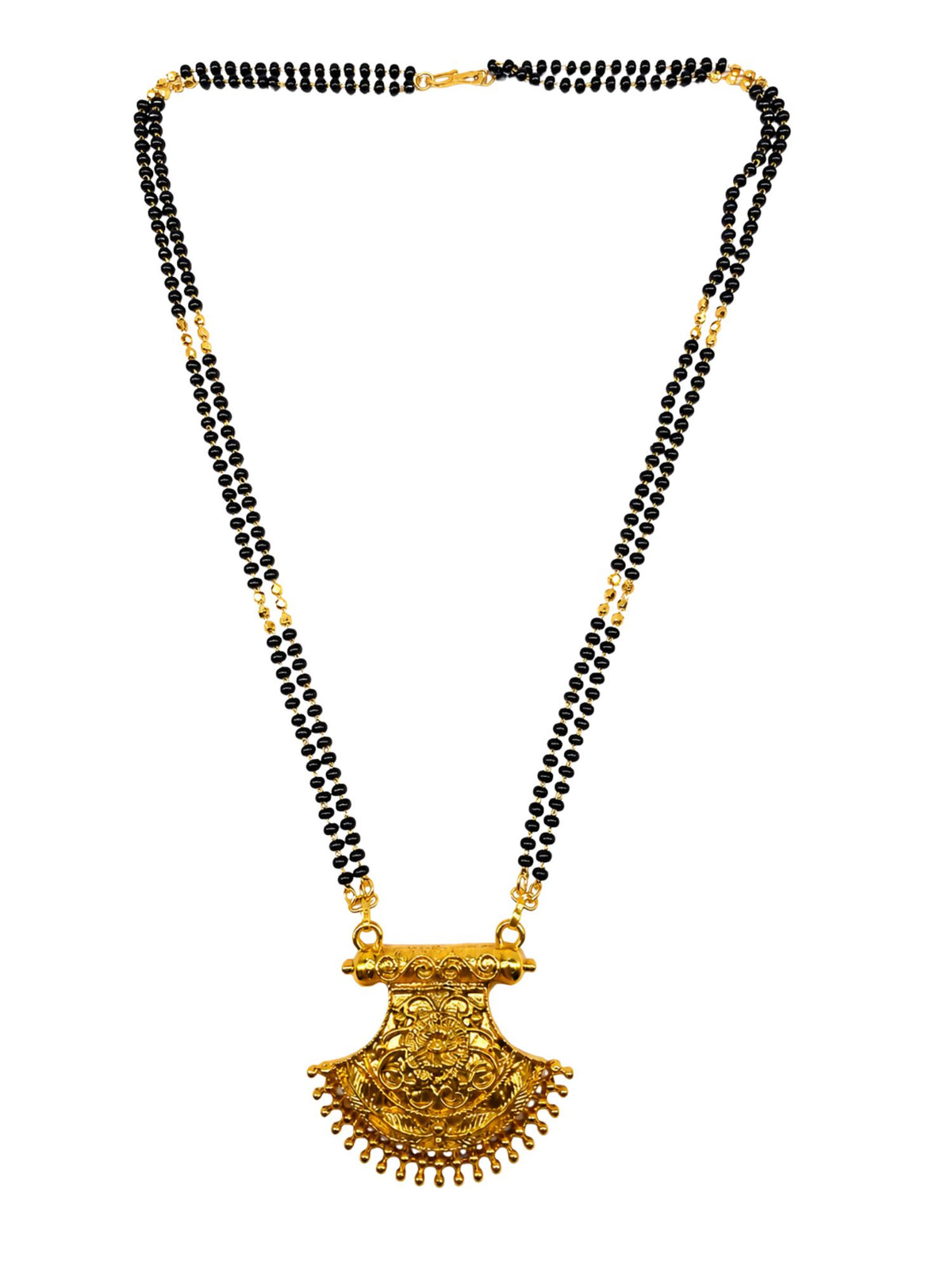 Temple Short Mangalsutra with Goddess Pendant for Women