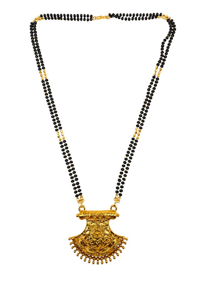 Temple Short Mangalsutra with Goddess Pendant for Women