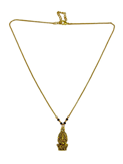 Ganesha Pendant Short Mangalsutra Design