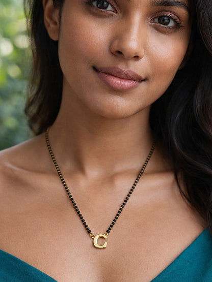 A-Z Letter Short Mangalsutra Designs (18 Inches)