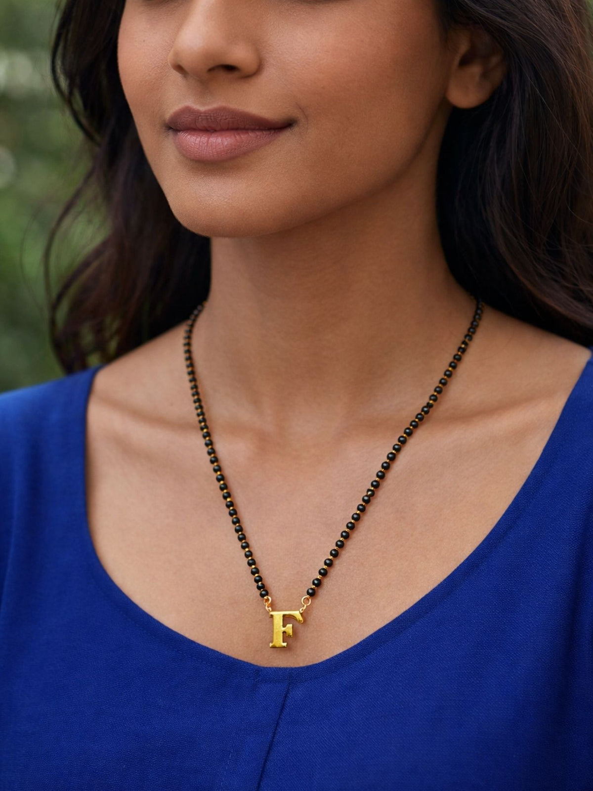A-Z Letter Short Mangalsutra Designs (18 Inches)