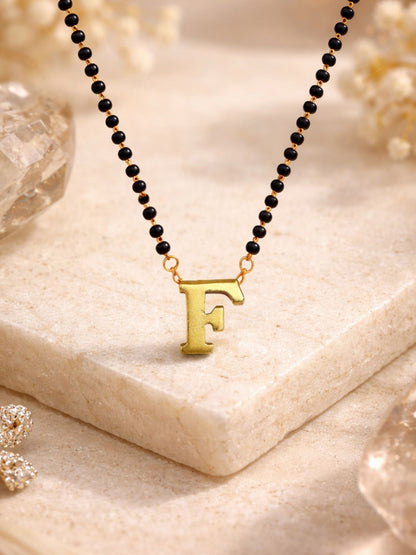 A-Z Letter Short Mangalsutra Designs (18 Inches)