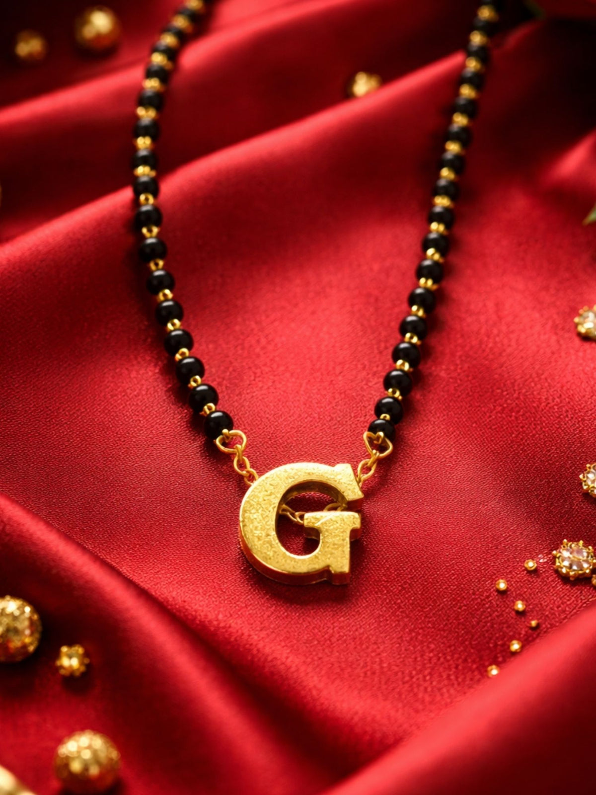 A-Z Letter Short Mangalsutra Designs (18 Inches)