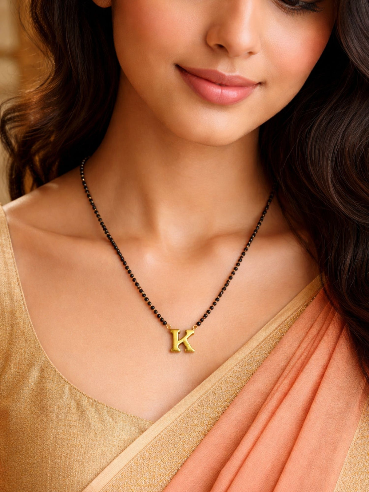 A-Z Letter Short Mangalsutra Designs (18 Inches)