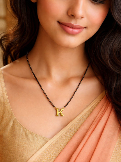 A-Z Letter Short Mangalsutra Designs (18 Inches)