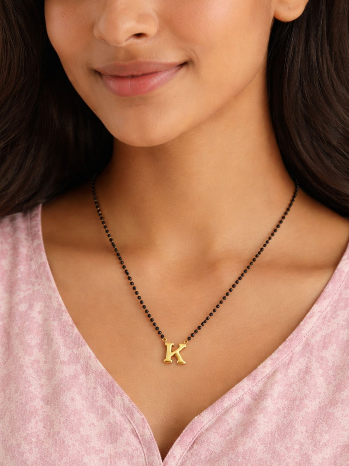 A-Z Letter Short Mangalsutra Designs (18 Inches)
