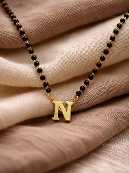 A-Z Letter Short Mangalsutra Designs (18 Inches)