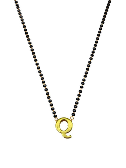 A-Z Letter Short Mangalsutra Designs (18 Inches)
