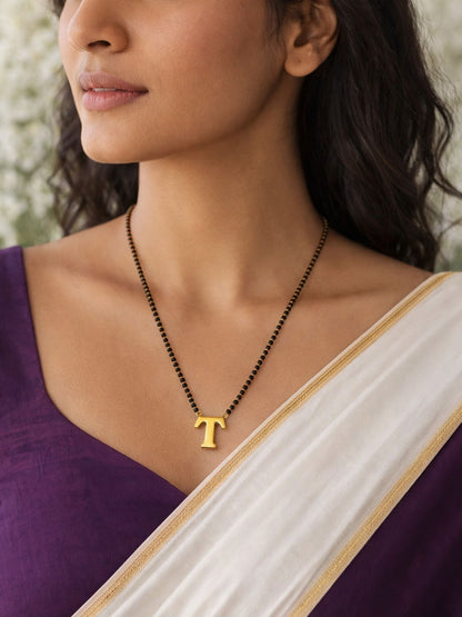 A-Z Letter Short Mangalsutra Designs (18 Inches)