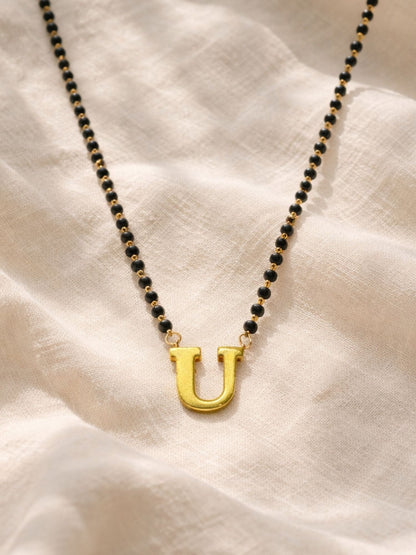A-Z Letter Short Mangalsutra Designs (18 Inches)