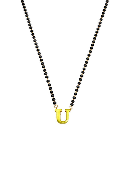 A-Z Letter Short Mangalsutra Designs (18 Inches)