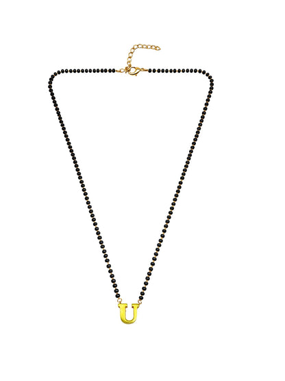 A-Z Letter Short Mangalsutra Designs (18 Inches)