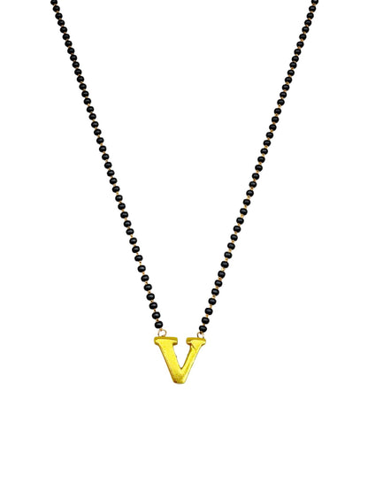 A-Z Letter Short Mangalsutra Designs (18 Inches)