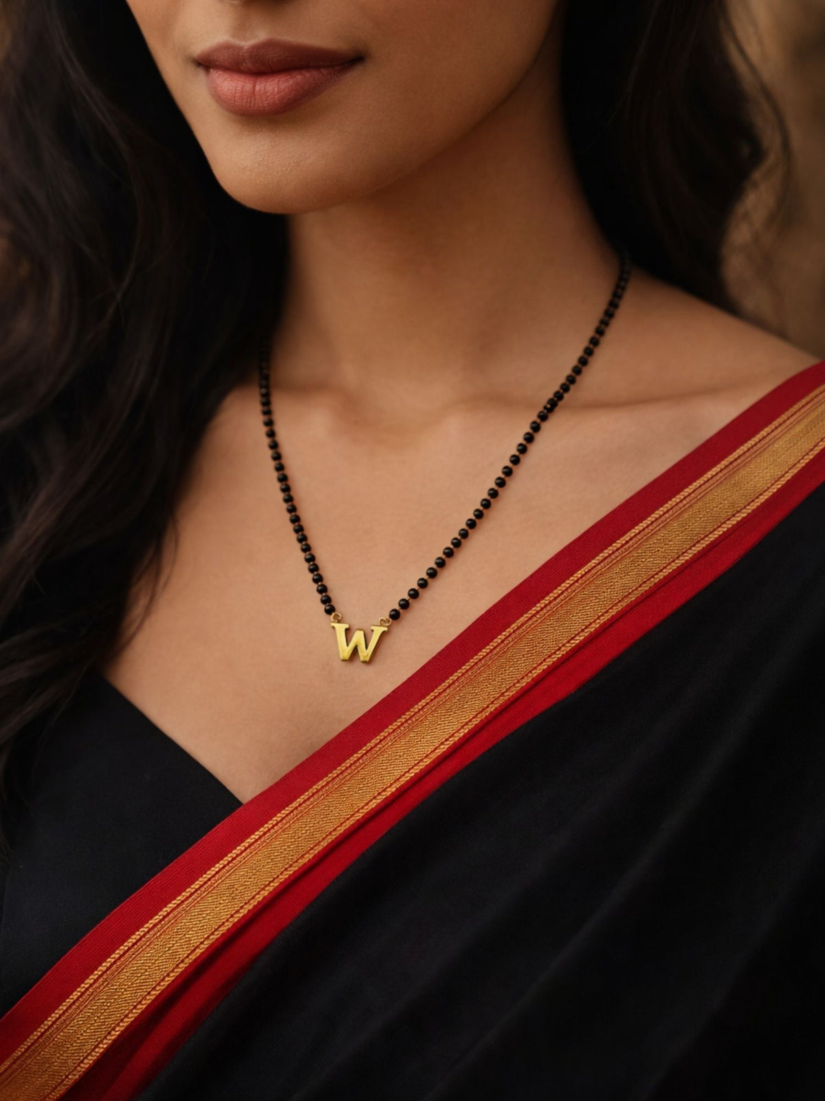 A-Z Letter Short Mangalsutra Designs (18 Inches)