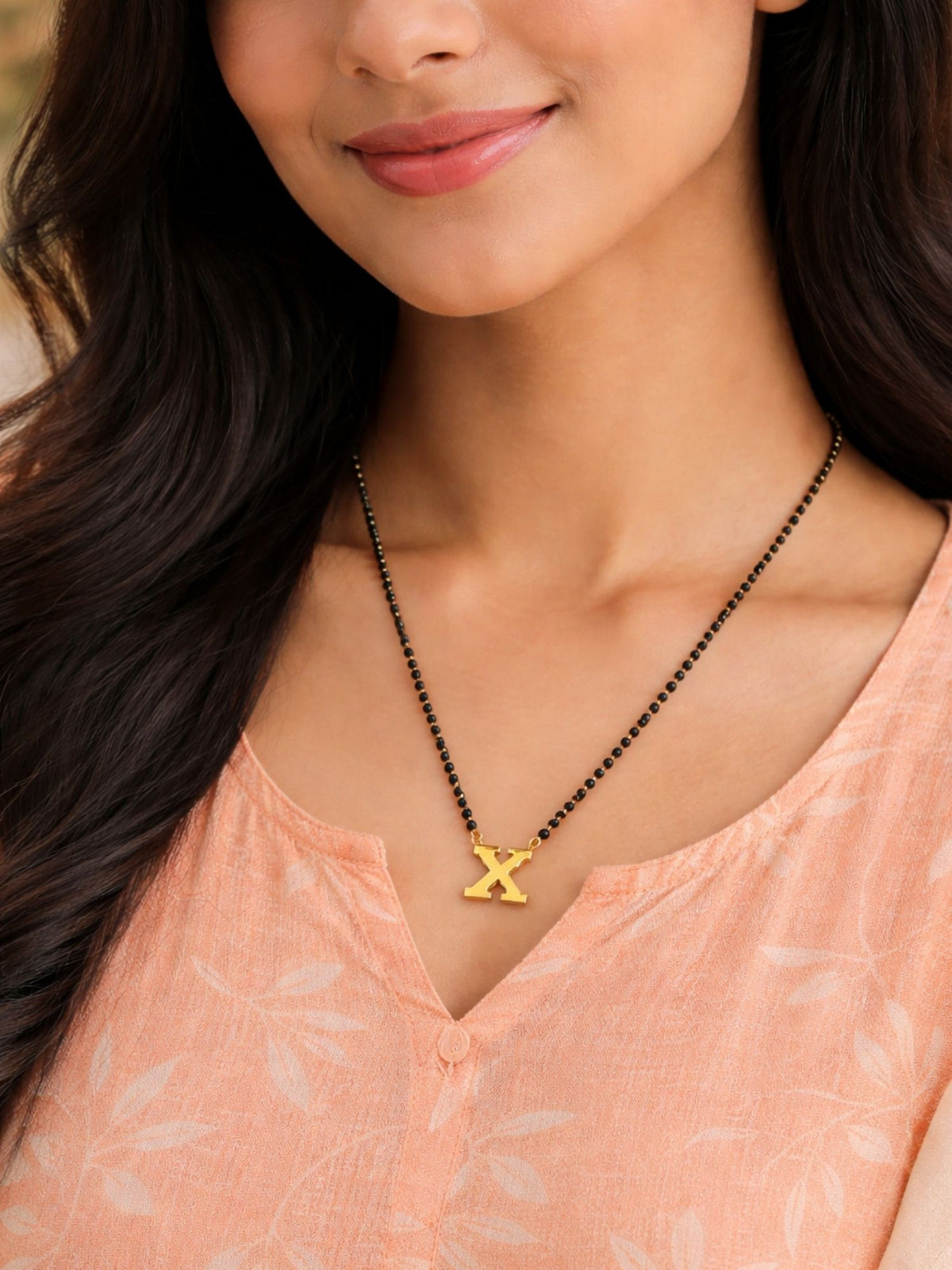 A-Z Letter Short Mangalsutra Designs (18 Inches)