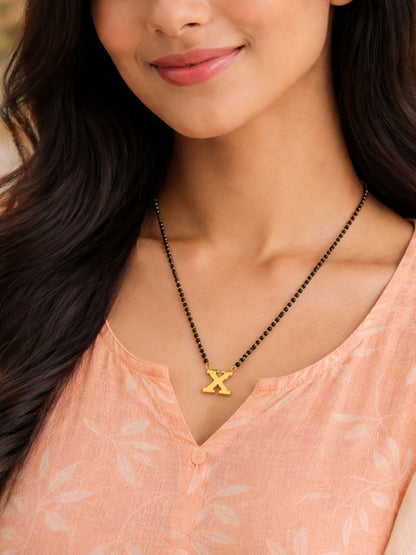 A-Z Letter Short Mangalsutra Designs (18 Inches)