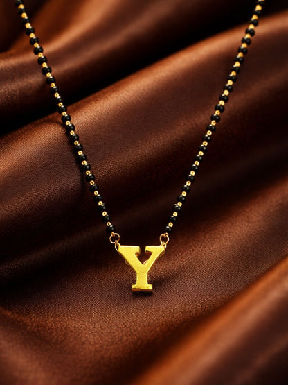 A-Z Letter Short Mangalsutra Designs (18 Inches)