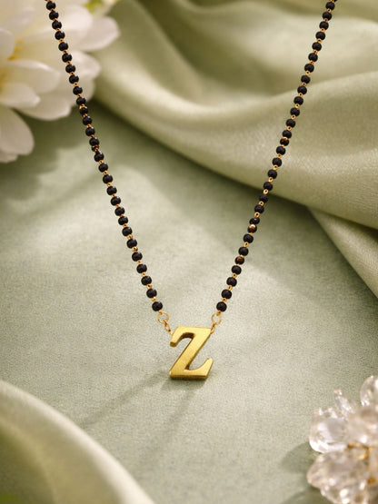 A-Z Letter Short Mangalsutra Designs (18 Inches)