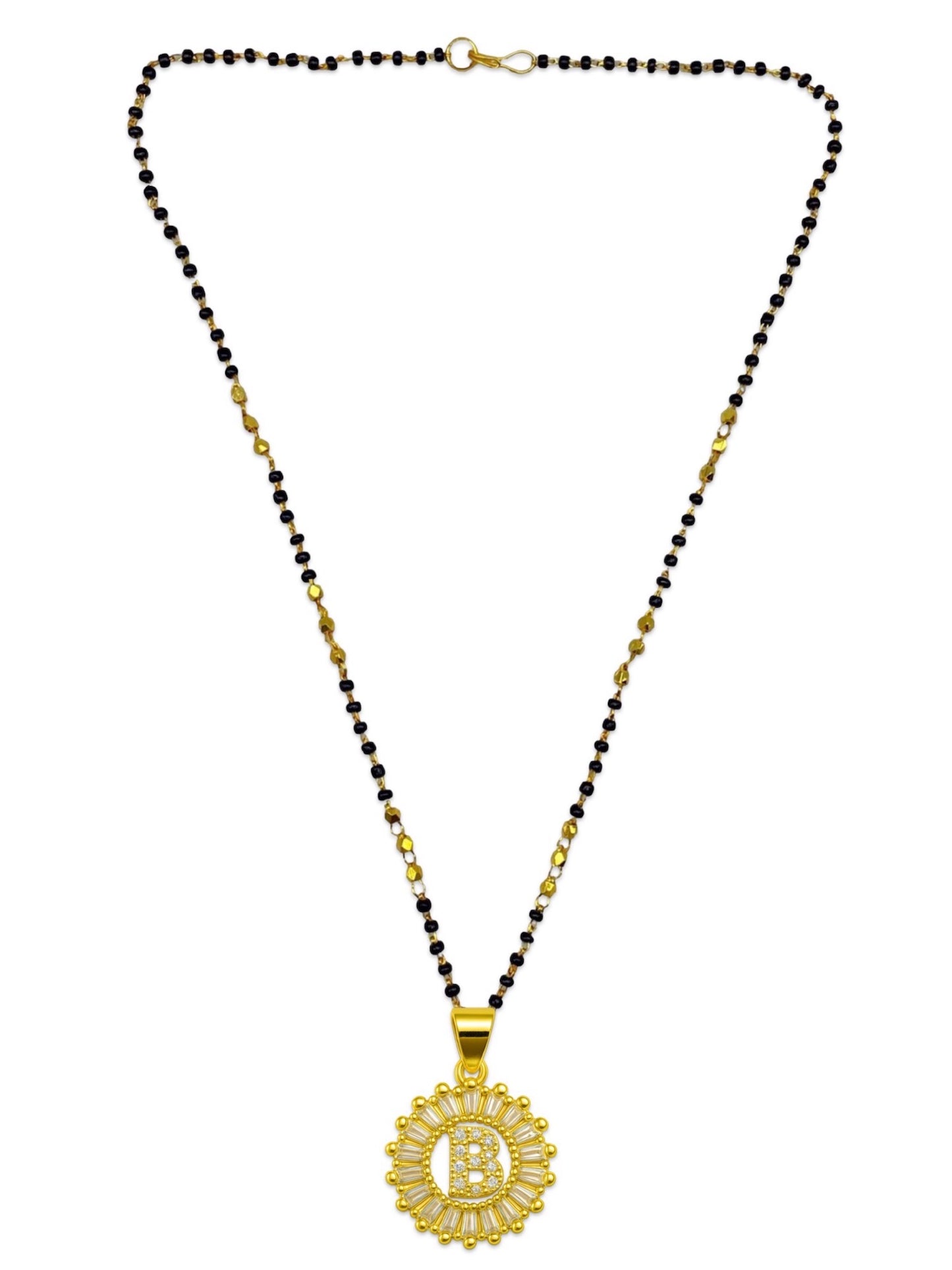 A TO Z Letter American Diamond Short Mangalsutra Design
