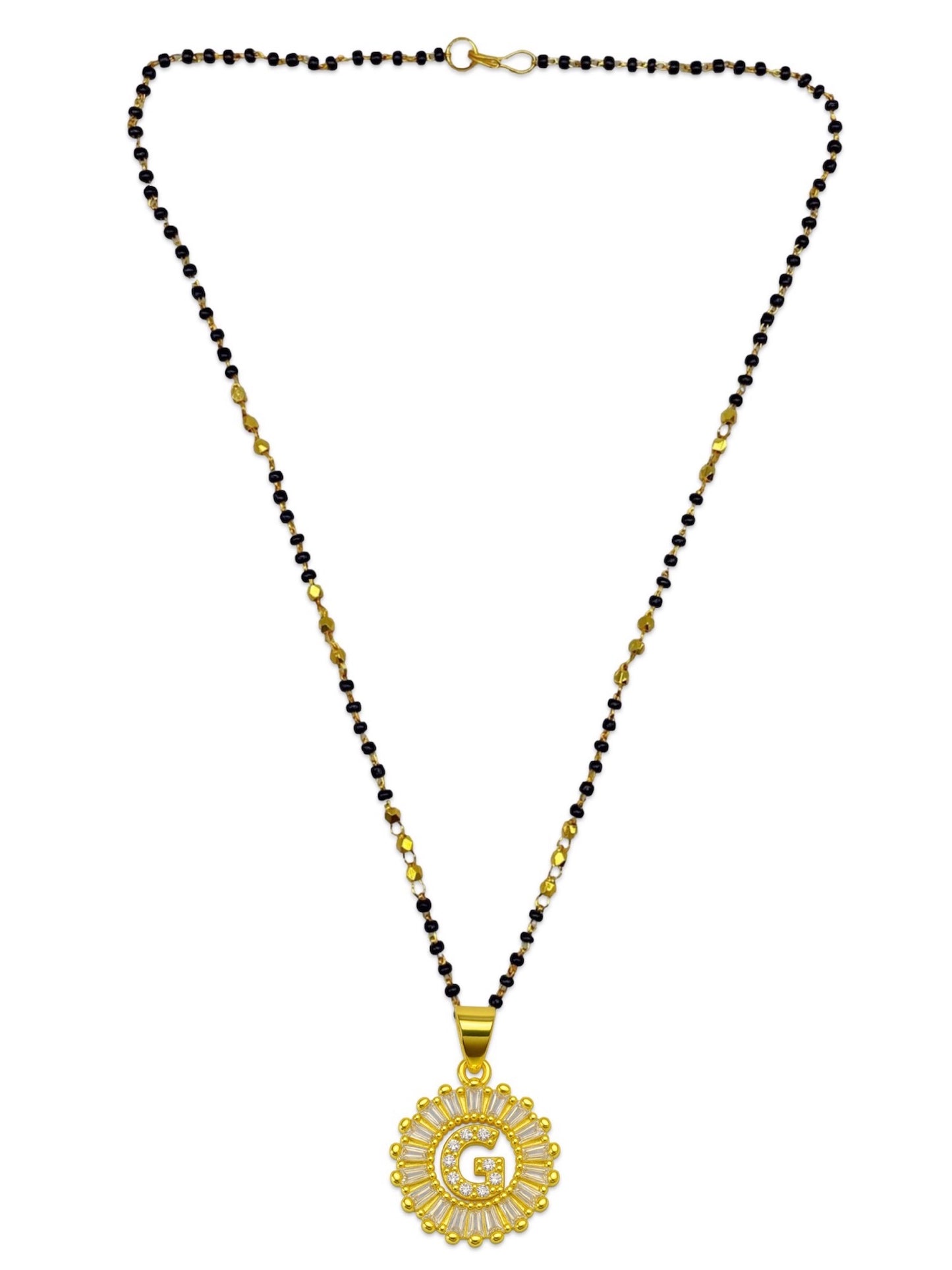 A TO Z Letter American Diamond Short Mangalsutra Design
