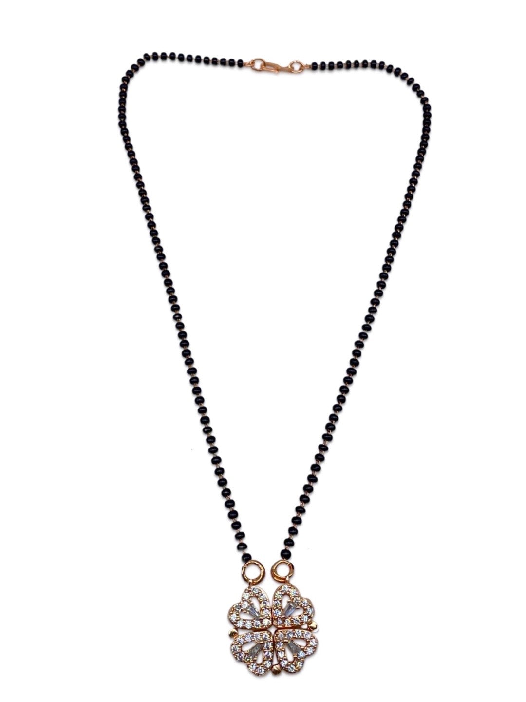 (Wear it 2 ways) Reversible Rose Gold Heart Mangalsutra